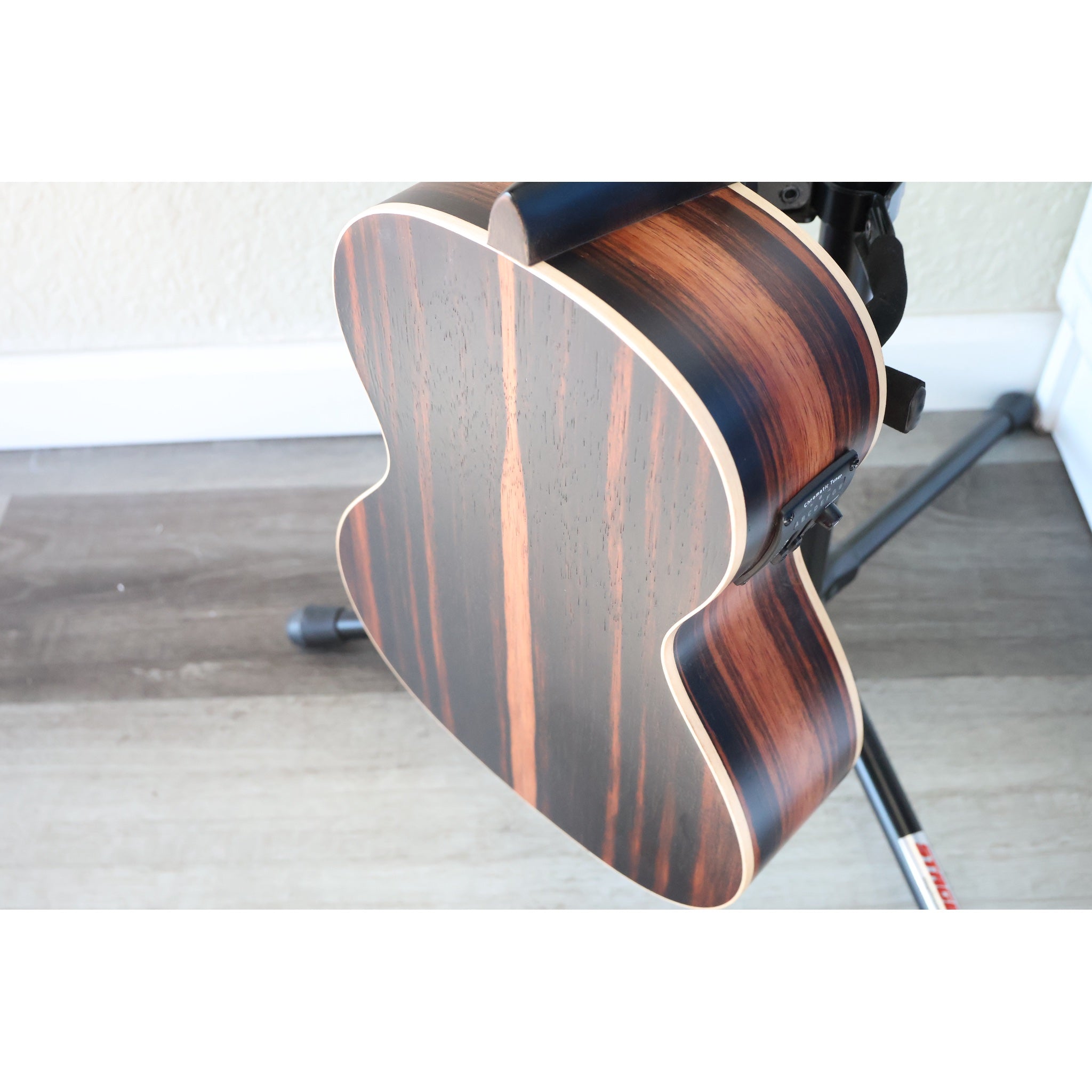 Kala Striped Ebony Tenor Ukulele with EQ – KA-EBY-TE