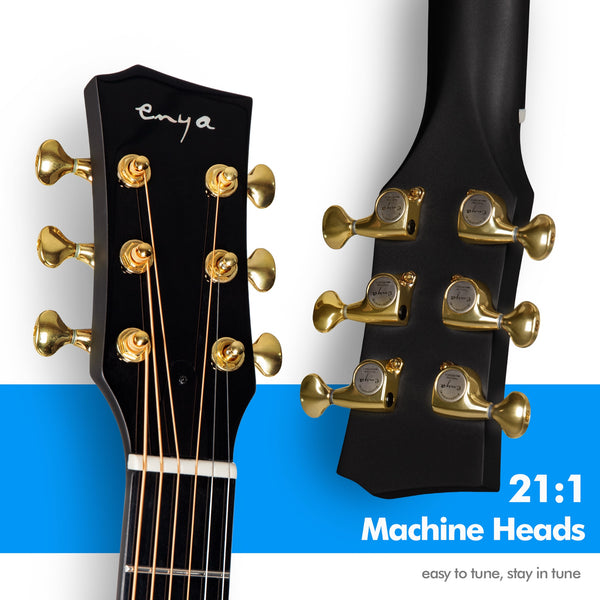 Enya X4 Pro Mini Carbon Fiber Acoustic-Electric Guitar