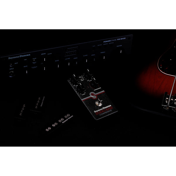 Studio Bass Compressor Pedal – Parallel Blend, 3-Mode EQ Toggle, Studio-Grade Compression