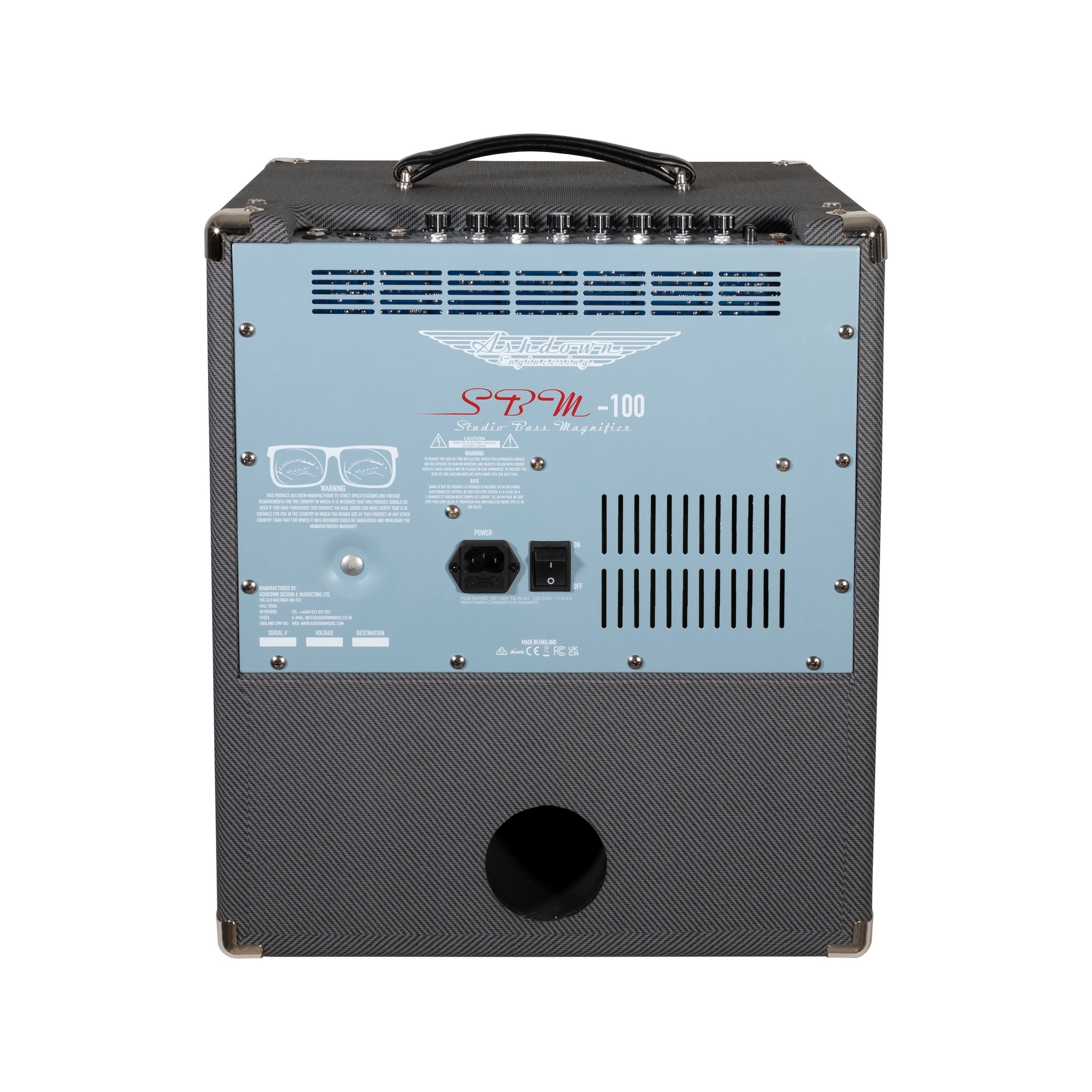 Ashdown UK-SBM-110-100 Studio Bass Magnifier 100W 1x10 Bass Combo