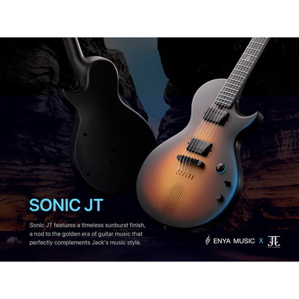 Enya Nova Go Sonic Smart Electric Guitar Sonic JT Tobacco Sunburst feature detail