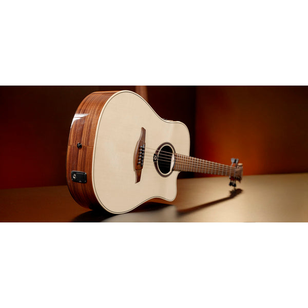 Lâg T218DCE Tramontane 218 Dreadnought Acoustic-Electric Guitar – Natural Gloss