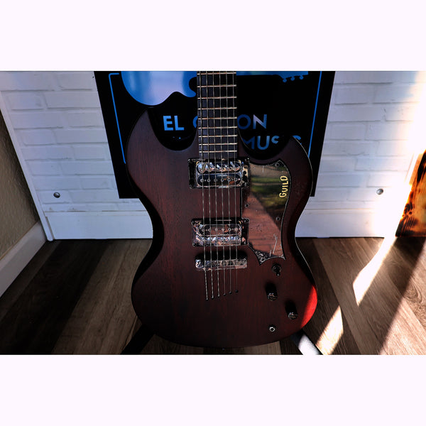 Guild Polara Night Edition Vintage Walnut Electric Guitar