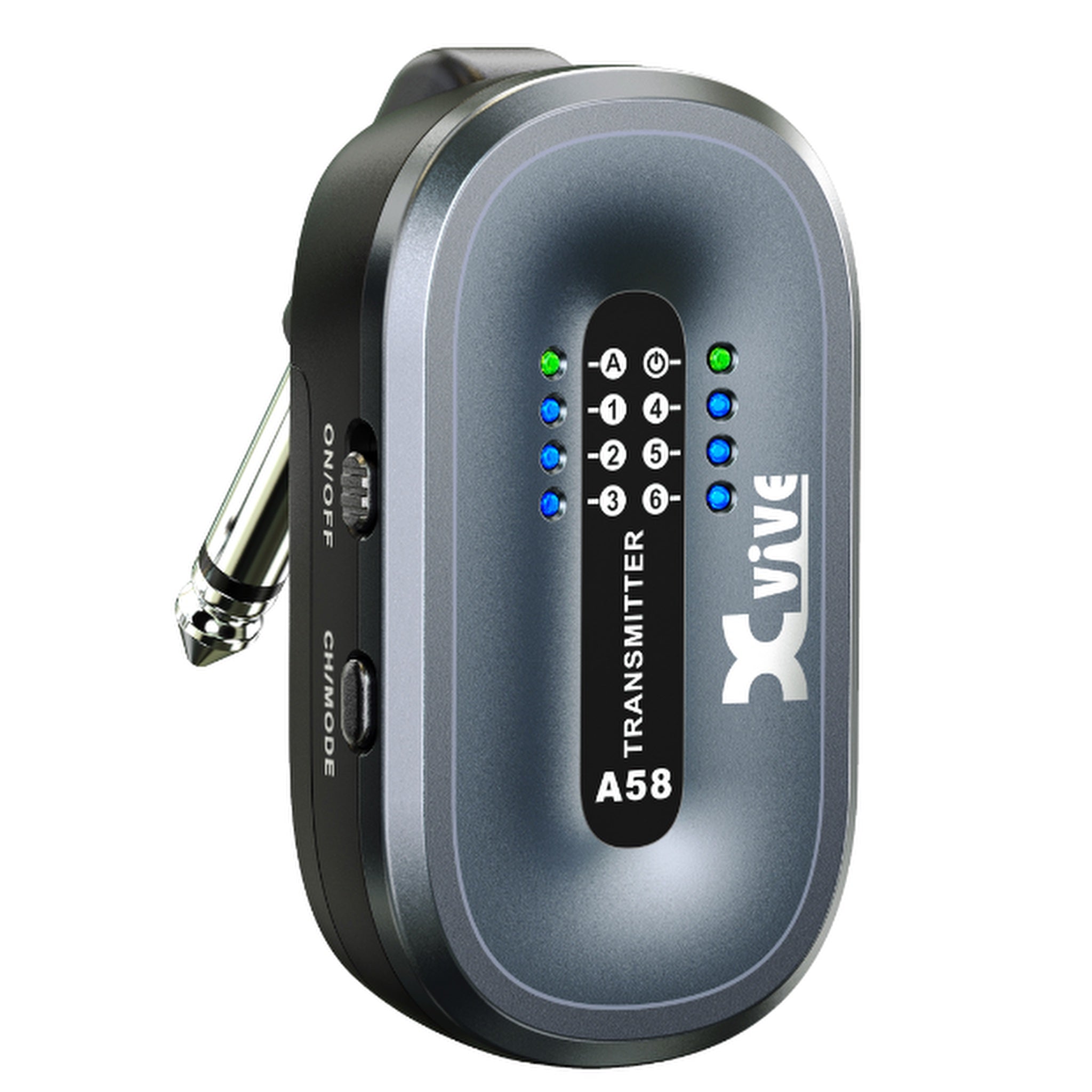 Xvive AC58 5.8GHz Guitar Wireless System Bundle with Charging Case