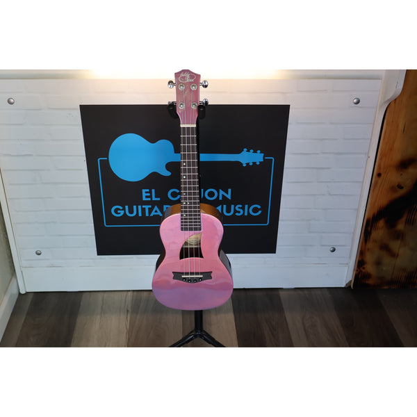 Eddy Finn Ocean King Purple Sparkle Concert Ukulele