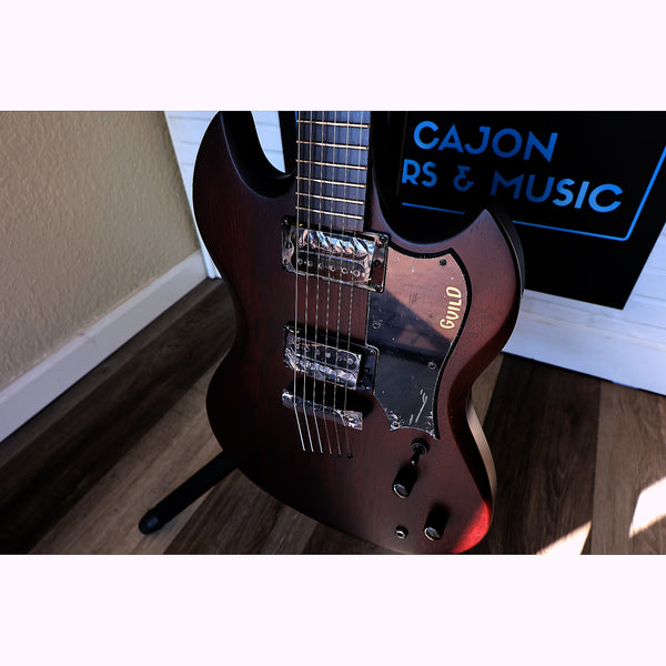Guild Polara Night Edition Vintage Walnut Electric Guitar
