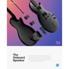 Enya Nova Go Sonic Smart Electric Guitar Cosmic Purple lifestyle detail