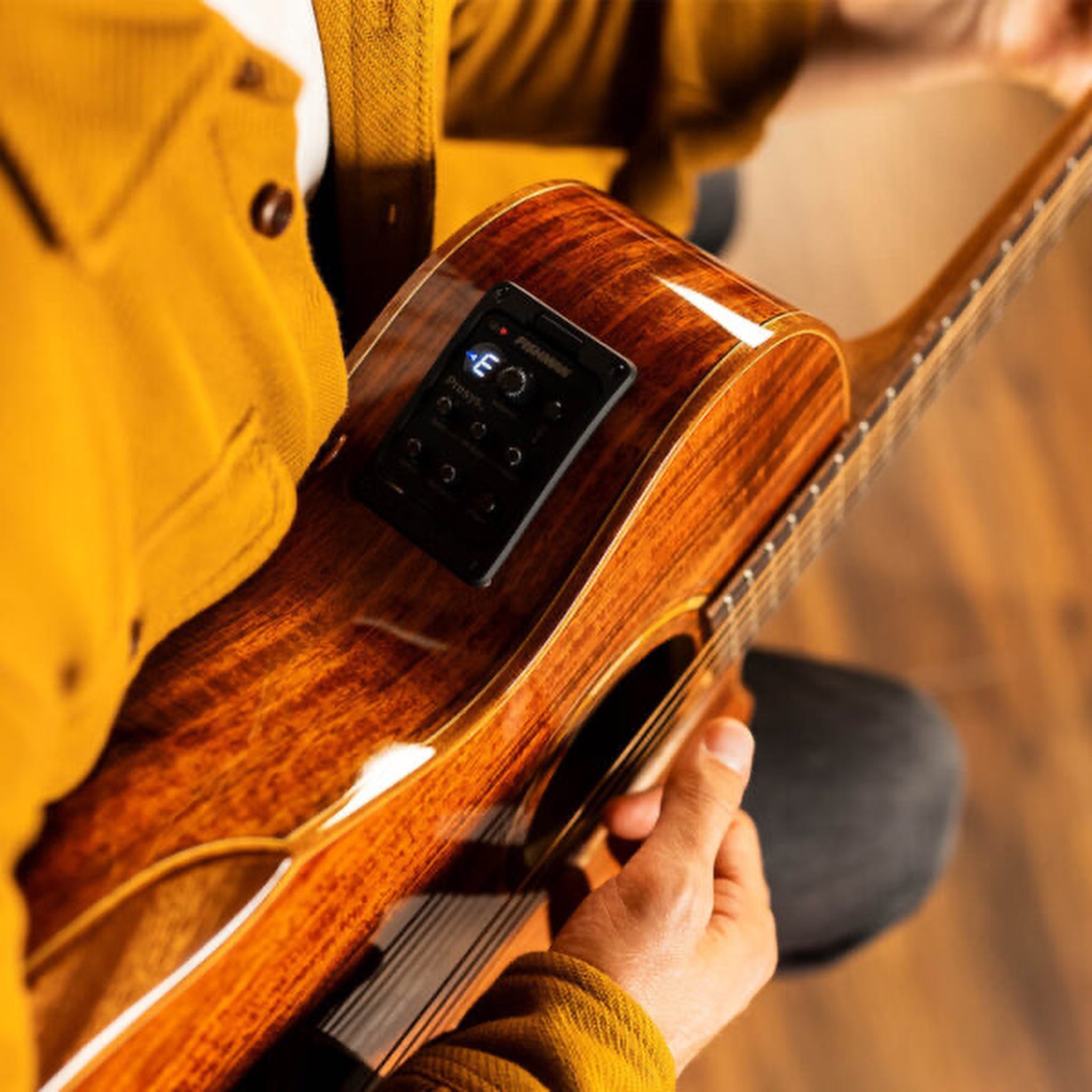 Washburn G55CE Comfort Deluxe Koa acoustic-electric guitar