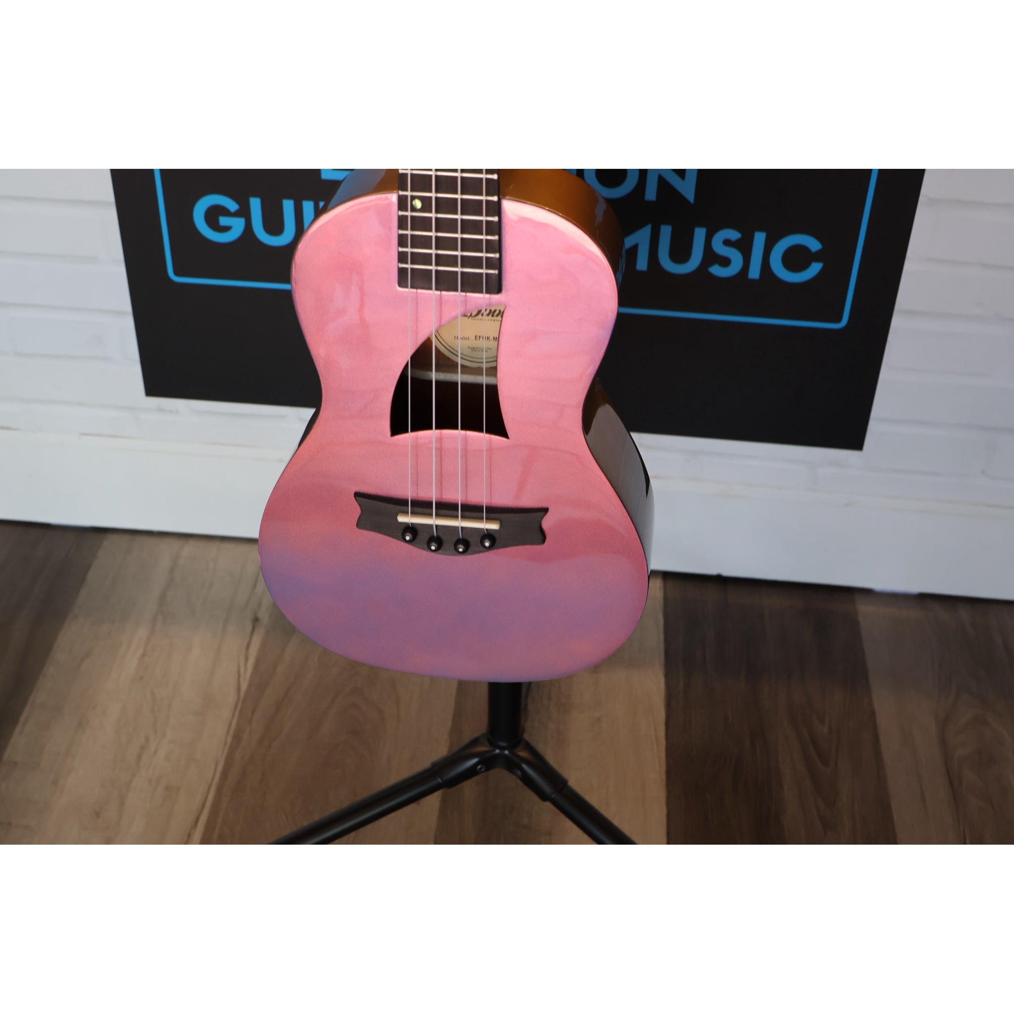 Eddy Finn Ocean King Purple Sparkle Concert Ukulele