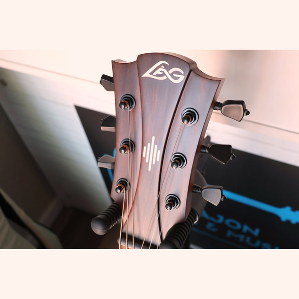 Lag HyVibe 10 Smart Guitar – Dreadnought Cutaway Acoustic-Electric with Bluetooth