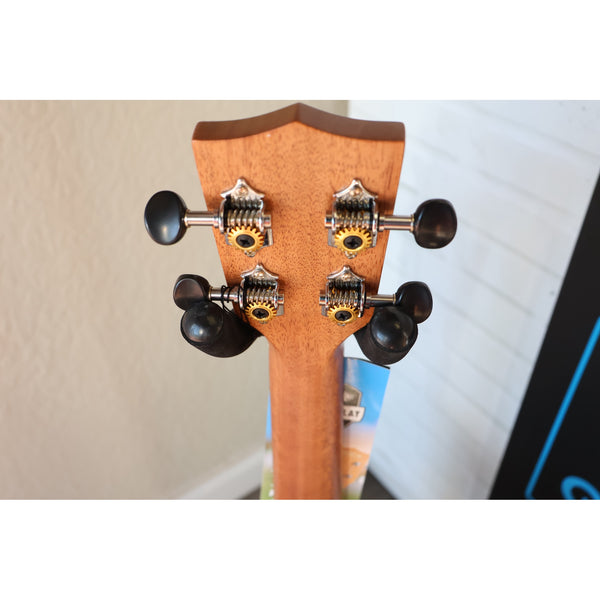 Kala Solid Spruce Top Striped Ebony Tenor Ukulele – KA-SSEBY-T