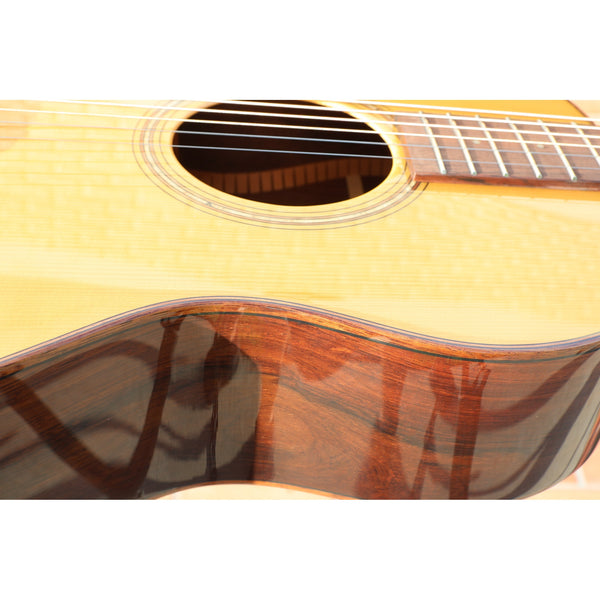 Bedell Bahia Parlor Adirondack Spruce & Brazilian Rosewood Acoustic Guitar – Tea Burst