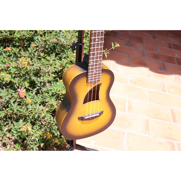 Eddy Finn Yellow Burst Concert Ukulele