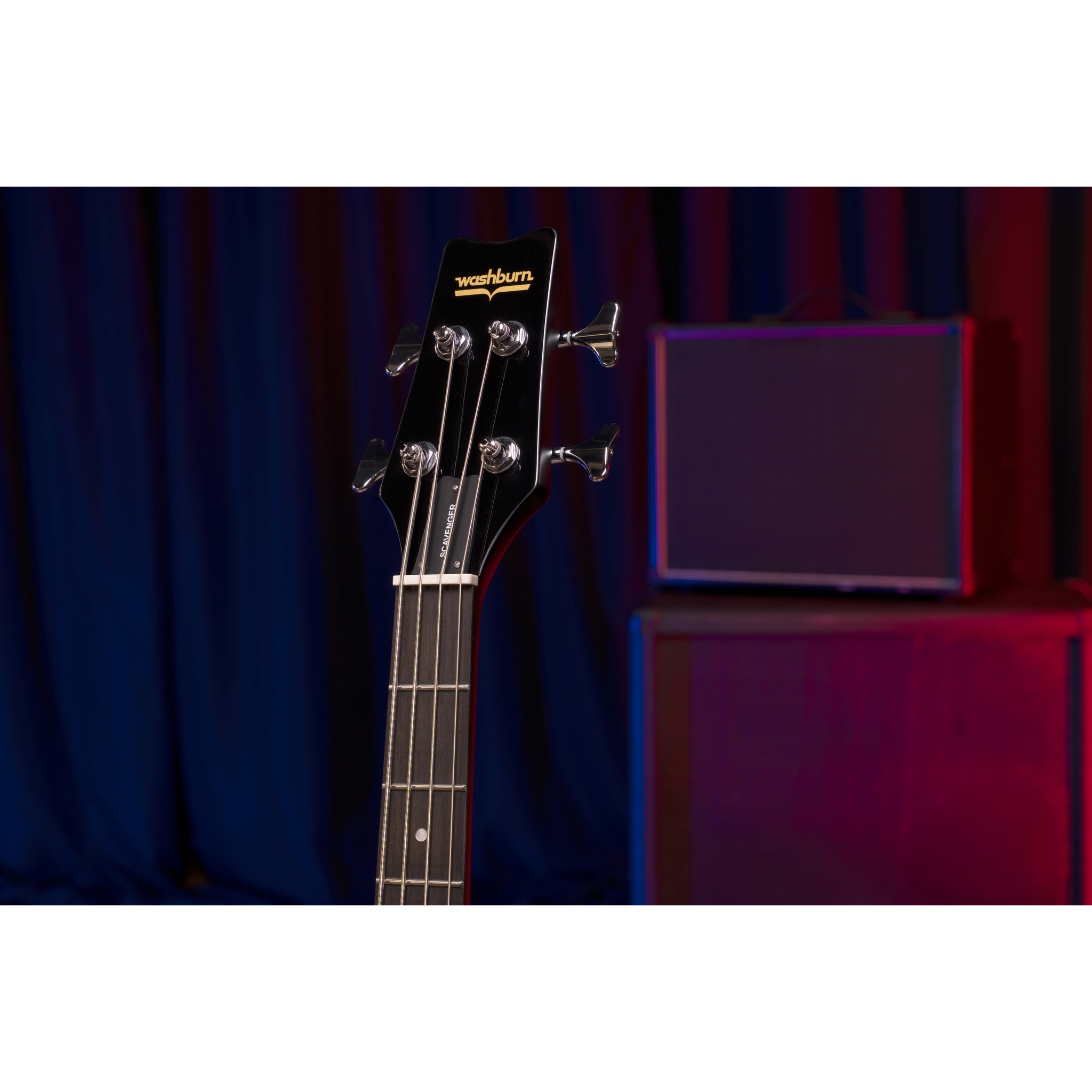 Washburn SB4B Wing Series Scavenger Bass - Black