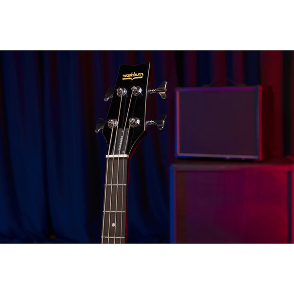 Washburn SB4B Wing Series Scavenger Bass - Black
