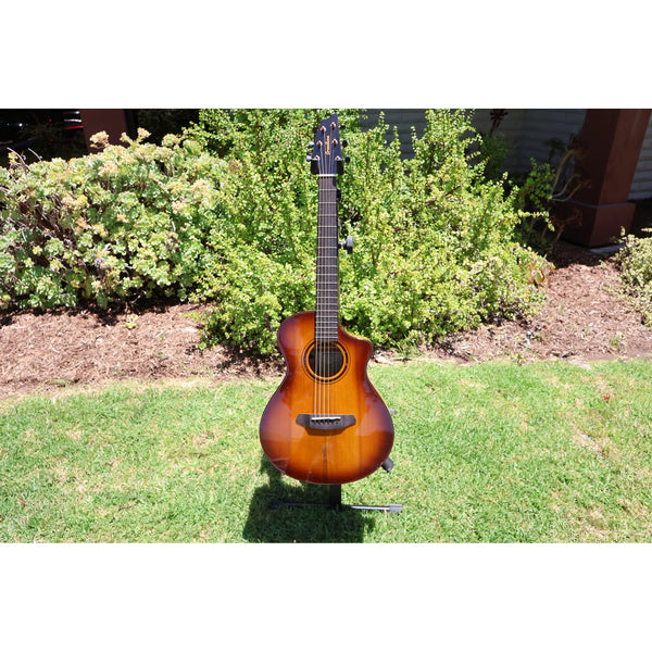 Breedlove Pursuit Exotic S Companion Tiger's Eye CE Myrtlewood-Myrtlewood — CC250205209
