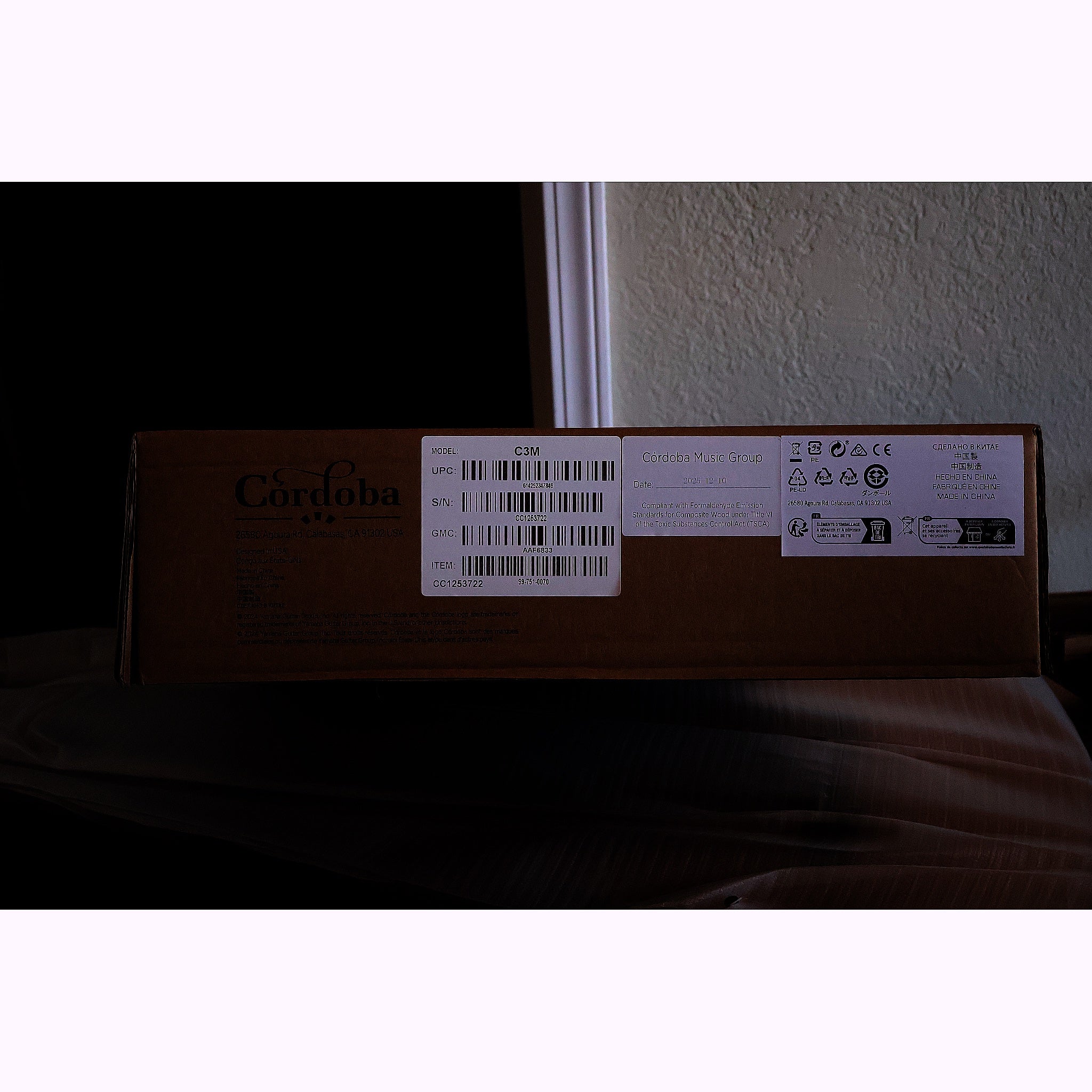 Córdoba C3M Solid Cedar Top Classical Guitar – Iberia Series