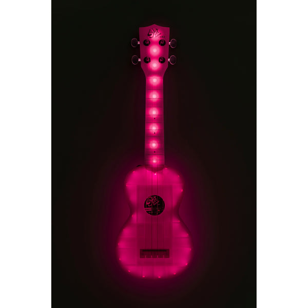Kala Light Tone Color-Changing Light-Up Soprano Ukulele w/ Tote Bag – KA-LIGHT-S