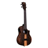 Kala Amara Tri-Top Tenor Ukulele with Cutaway &amp; EQ – KA-AM-T-CE facing right