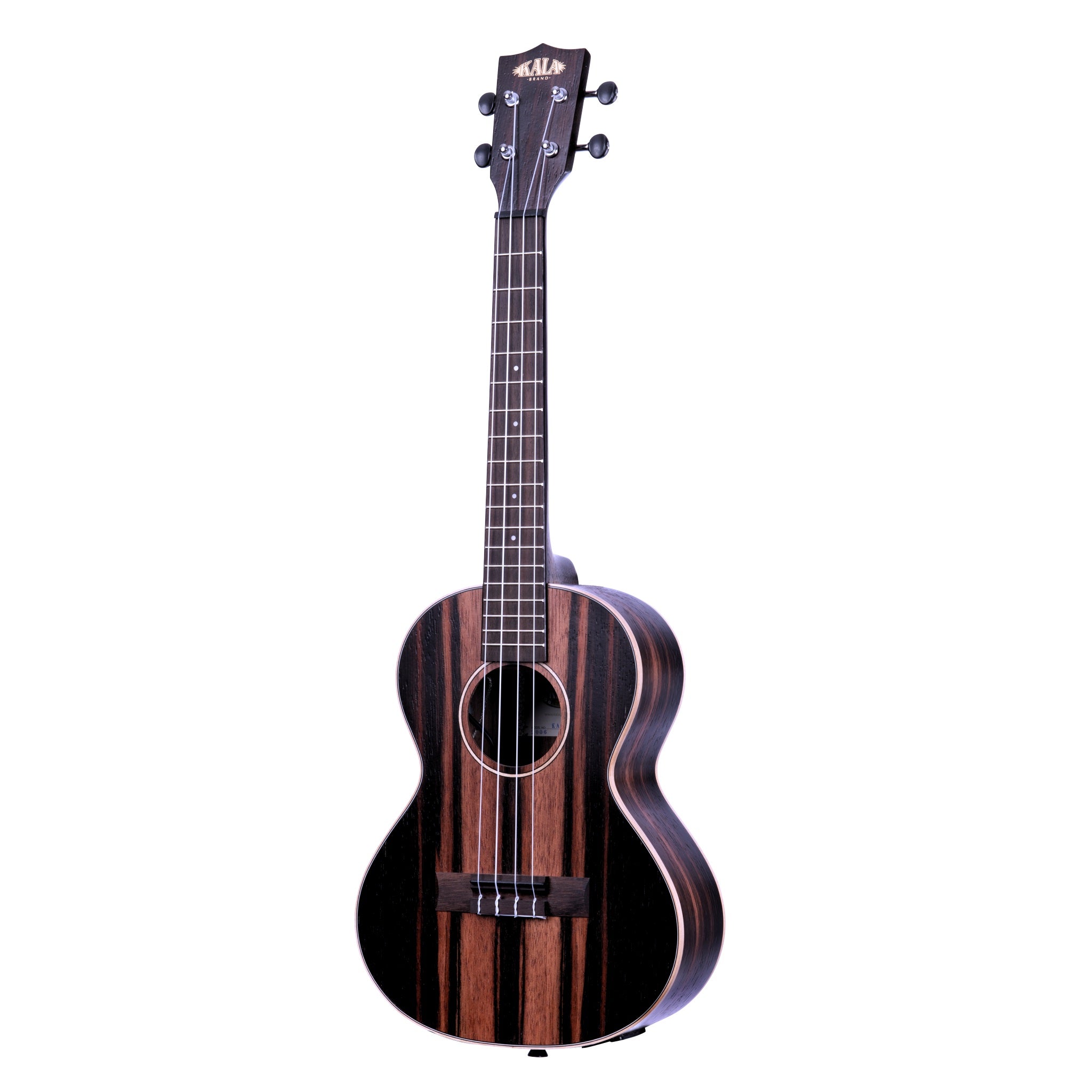 Kala Striped Ebony Tenor Ukulele with EQ – KA-EBY-TE