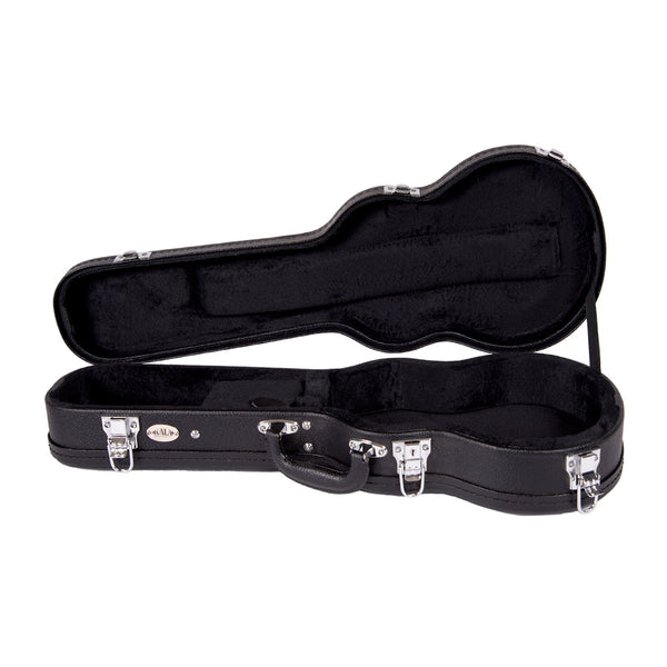 Kala Black Archtop Ukulele Hardcase - BCT-AT