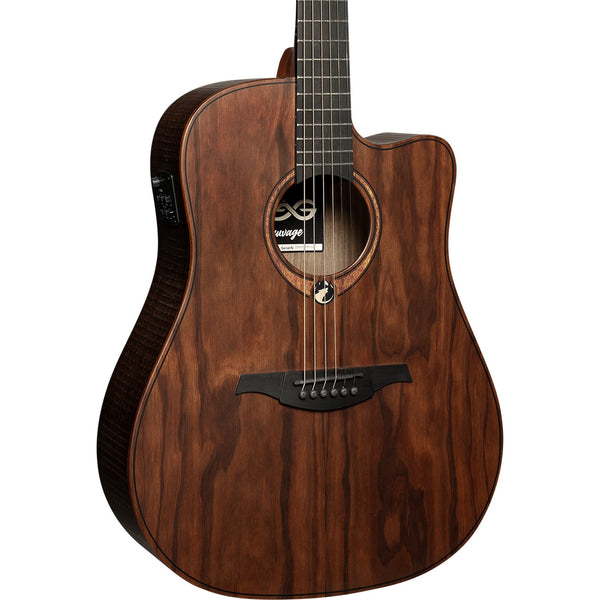 LAG Sauvage DCE Dreadnought Cutaway Acoustic-Electric Guitar