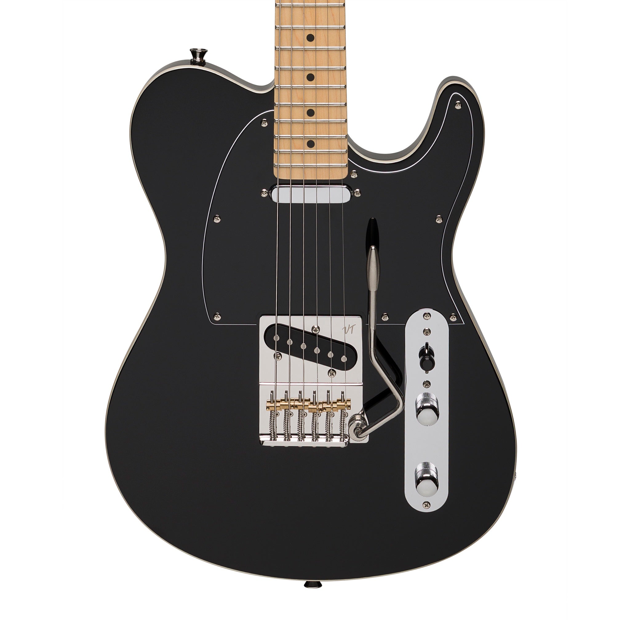 Tagima T 550 LS-BK-DF/BK Electric Guitar – Gloss Black with Vega Trem
