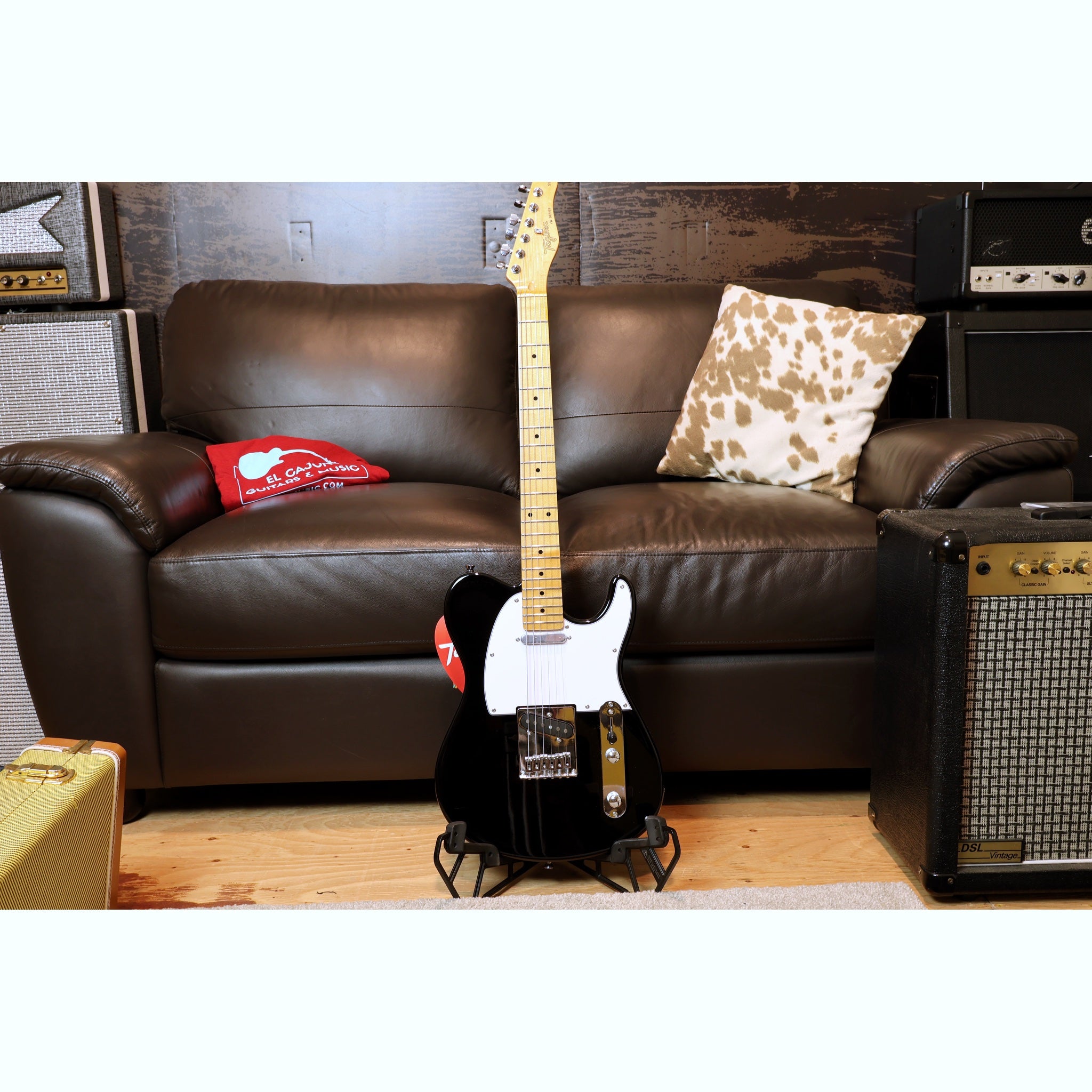 Tagima TW 55 T-Style Electric Guitar – Black