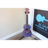 Eddy Finn Ocean King Series Concert Ukulele Purple Sparkle