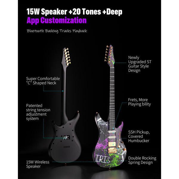 Enya Inspire Carbon Fiber Smart Electric Guitar