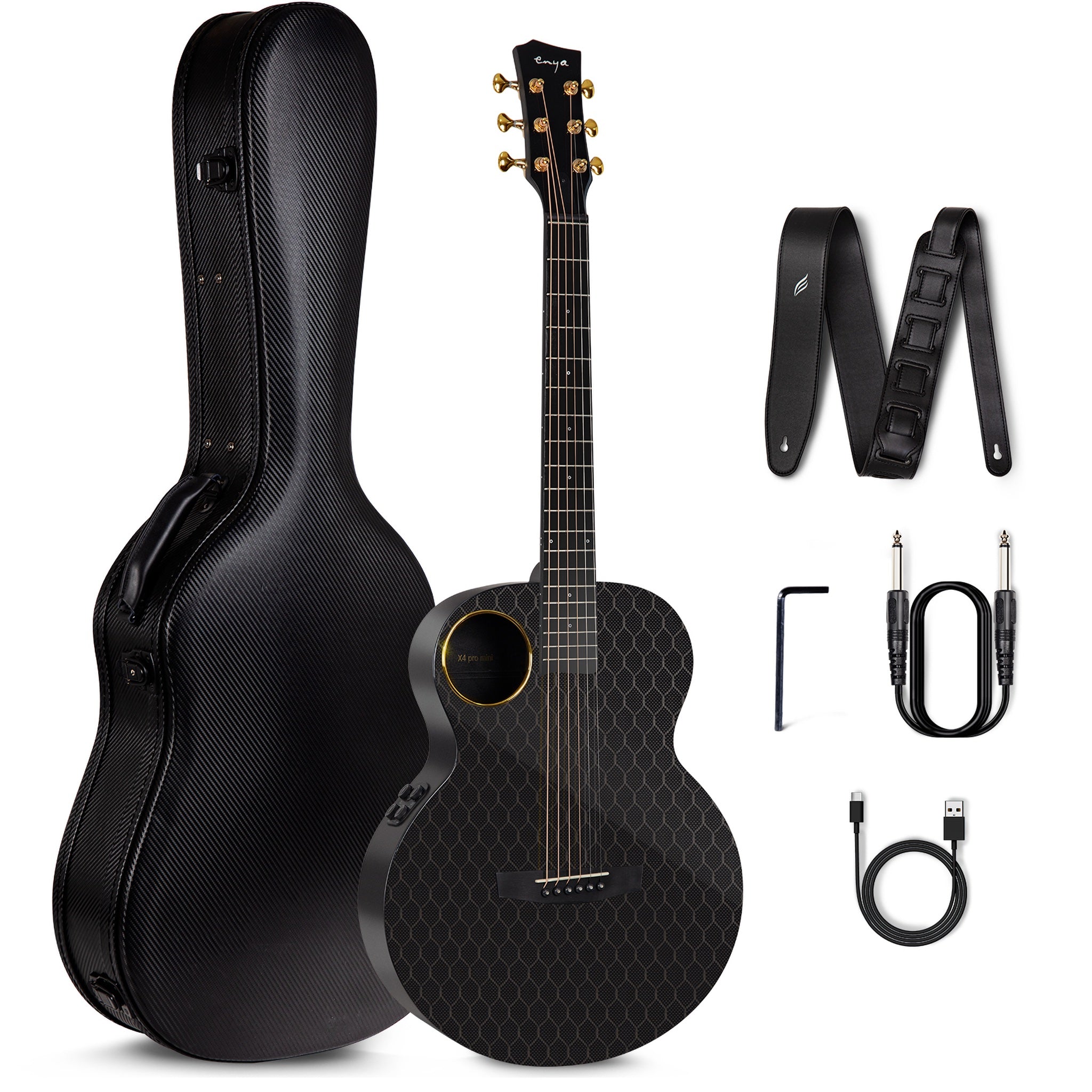 Enya X4 Pro Mini carbon fiber acoustic-electric guitar