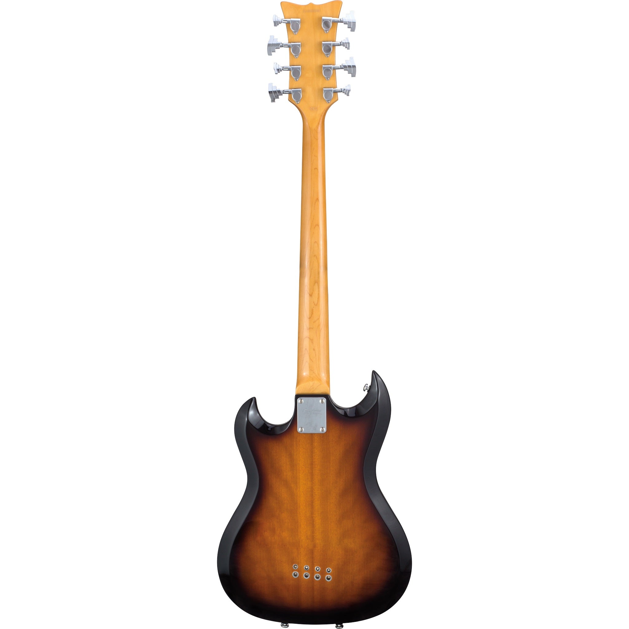 Hagstrom H8-II 8-String Bass Guitar – Tobacco Sunburst – Hardshell Case Included