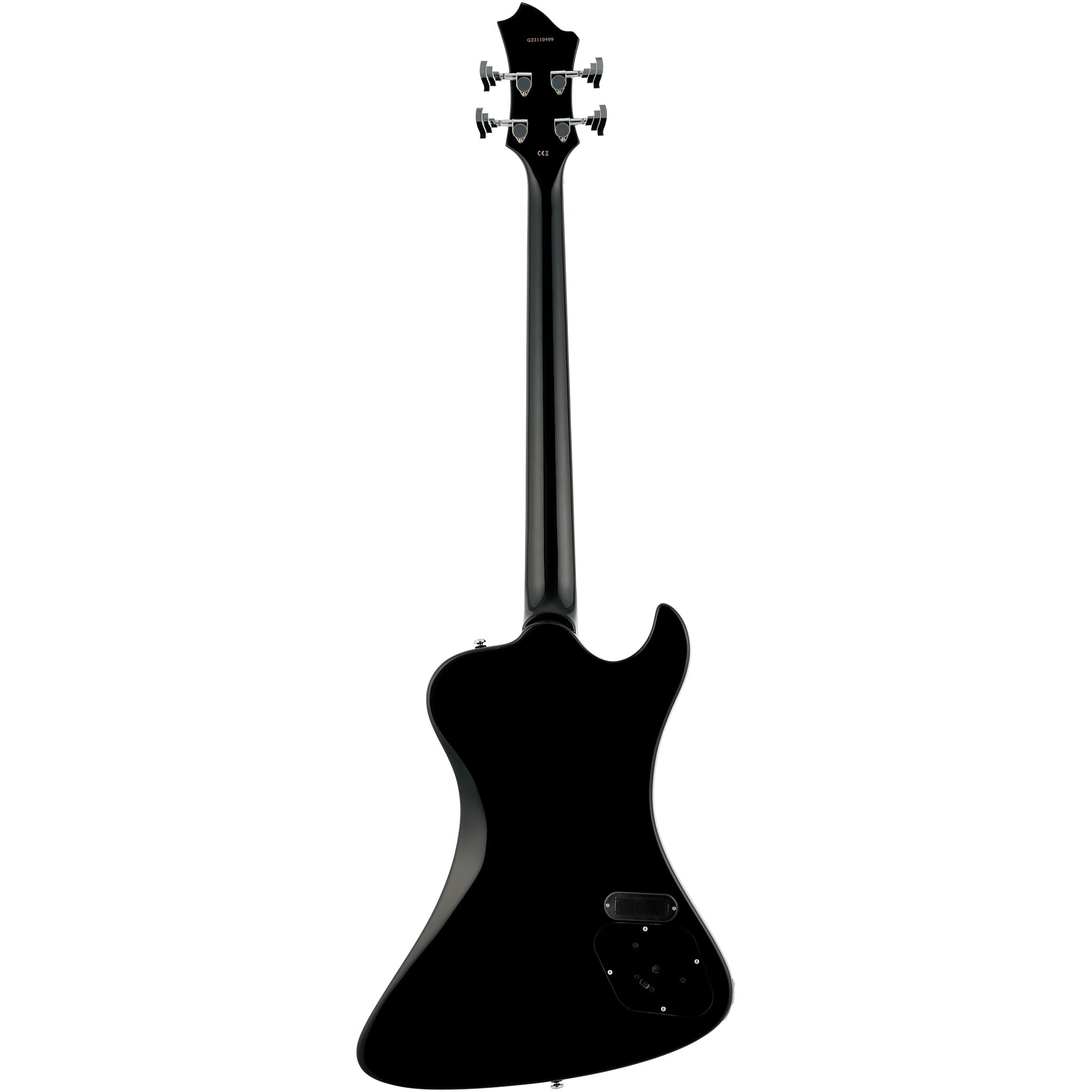 Hagstrom Nekromant 4 4-string left-handed bass guitar in Black Gloss