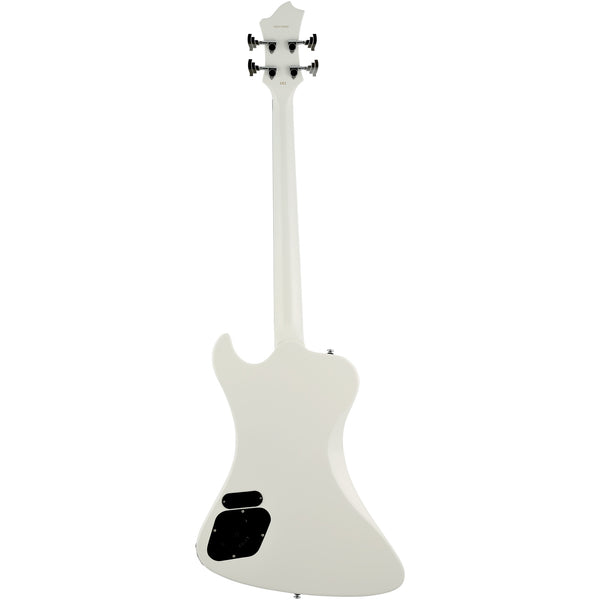 Hagstrom Nekromant 4 4-string right-handed bass guitar in White Gloss