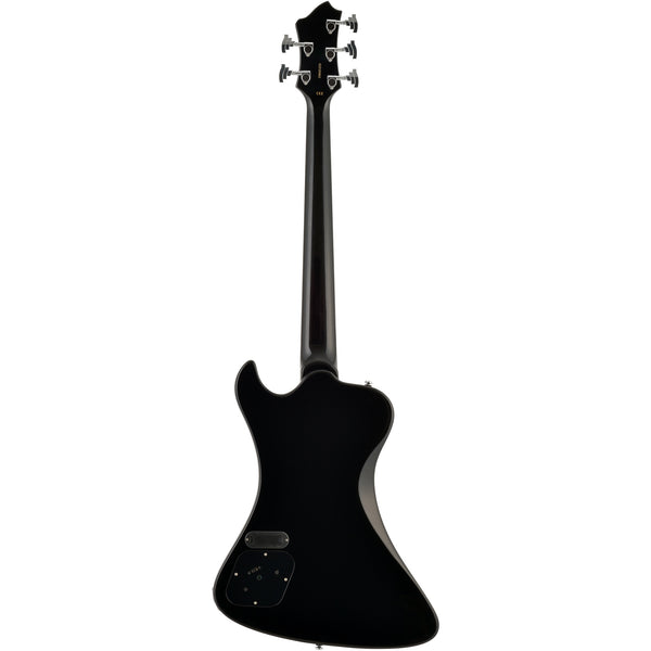 Hagstrom Nekromant 5 5-string right-handed bass guitar in Black Gloss