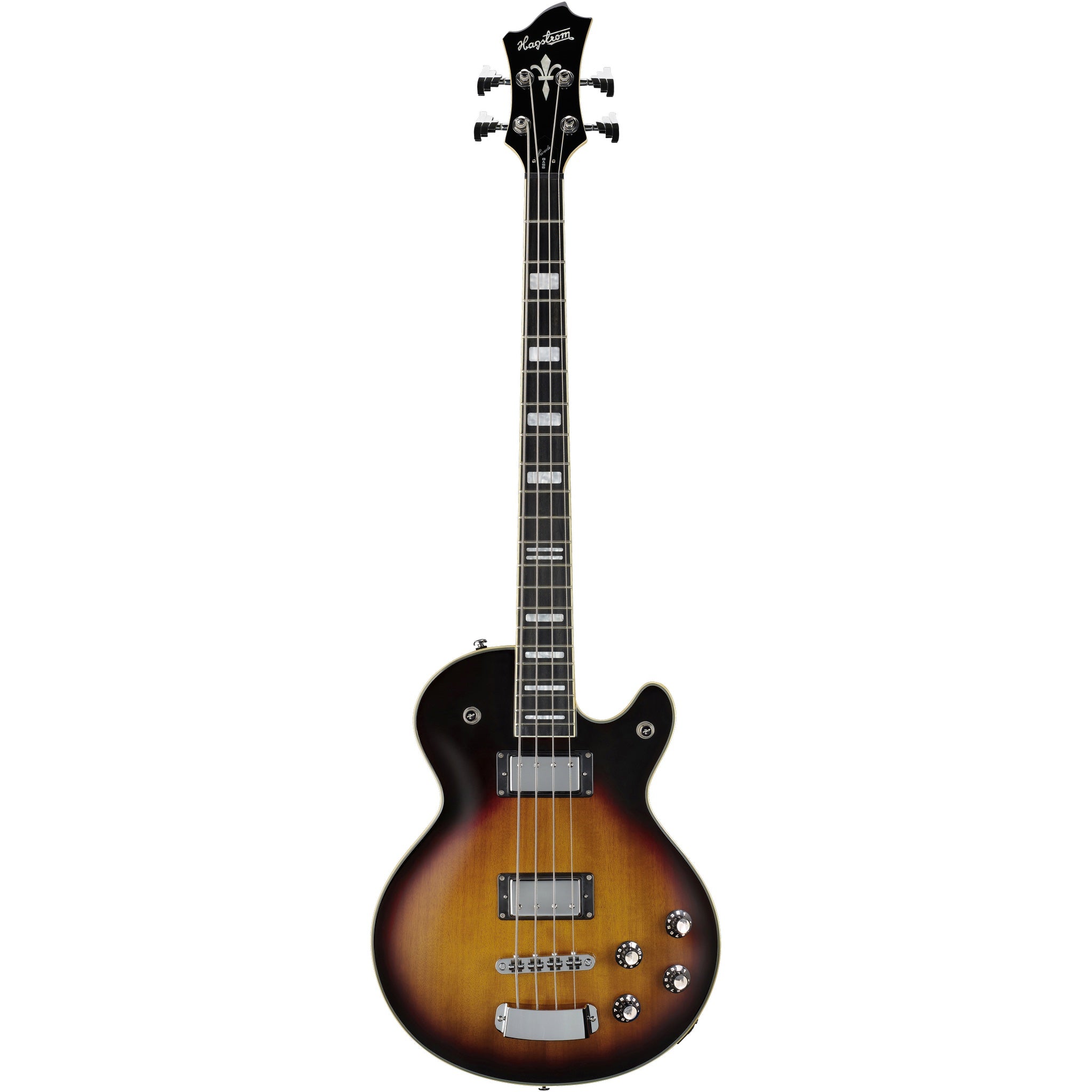 Hagstrom Swede Bass Guitar – Tobacco Sunburst – Hardshell Case Included