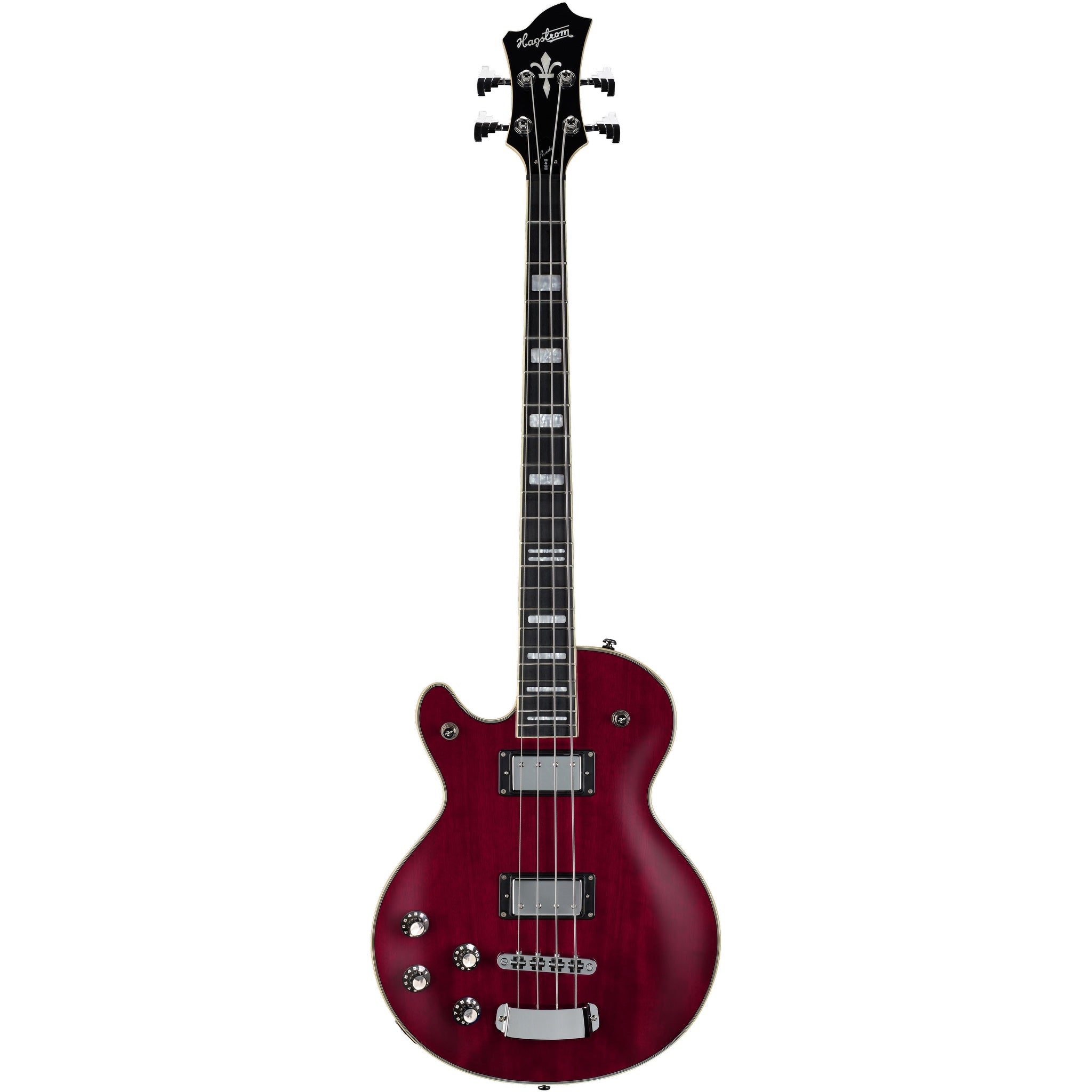 Hagstrom Swede Bass – Wild Cherry Transparent Left-Handed