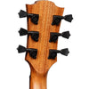 Lâg Tramontane 118 Auditorium Slim Cutaway Acoustic-Electric Guitar – Brown Shadow — full rear view