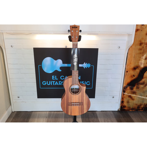 Kala Teak Tri-Top Tenor Ukulele w/ Cutaway & EQ - KA-TK-T-CE