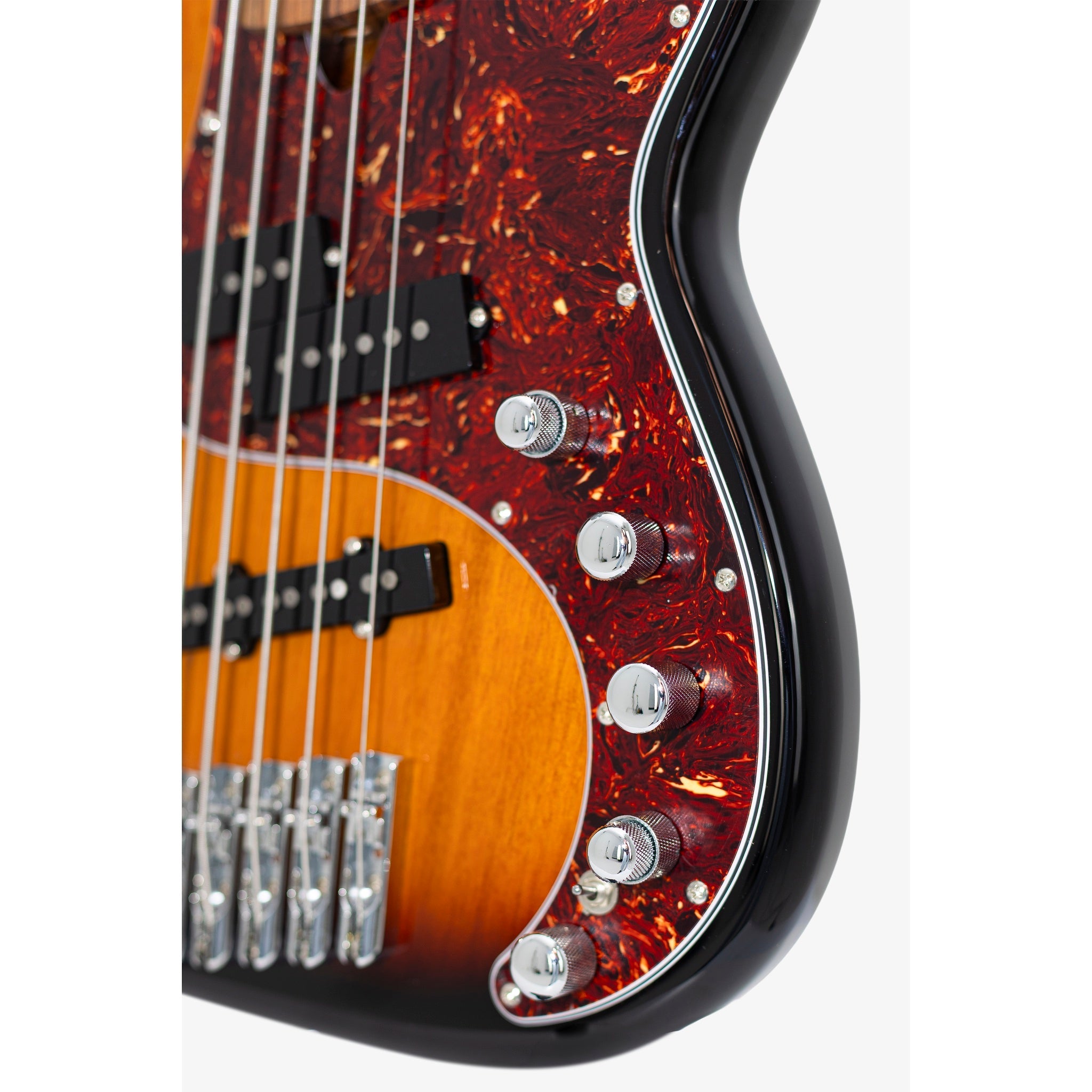 Tagima Predator 5 UQ multiscale 5-string bass in Sunburst - image 20