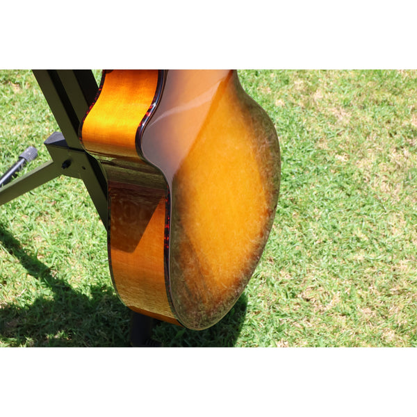 Breedlove Pursuit Exotic S Companion Tiger's Eye CE Myrtlewood-Myrtlewood — CC250205209