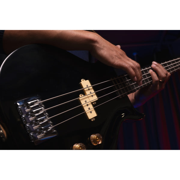 Washburn SB4B Wing Series Scavenger Bass - Black