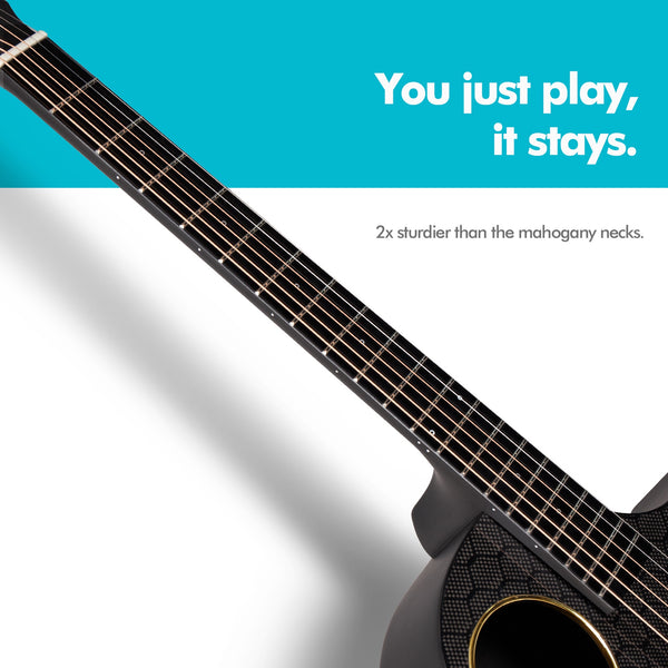 Enya X4 Pro acoustic-electric guitar lifestyle detail