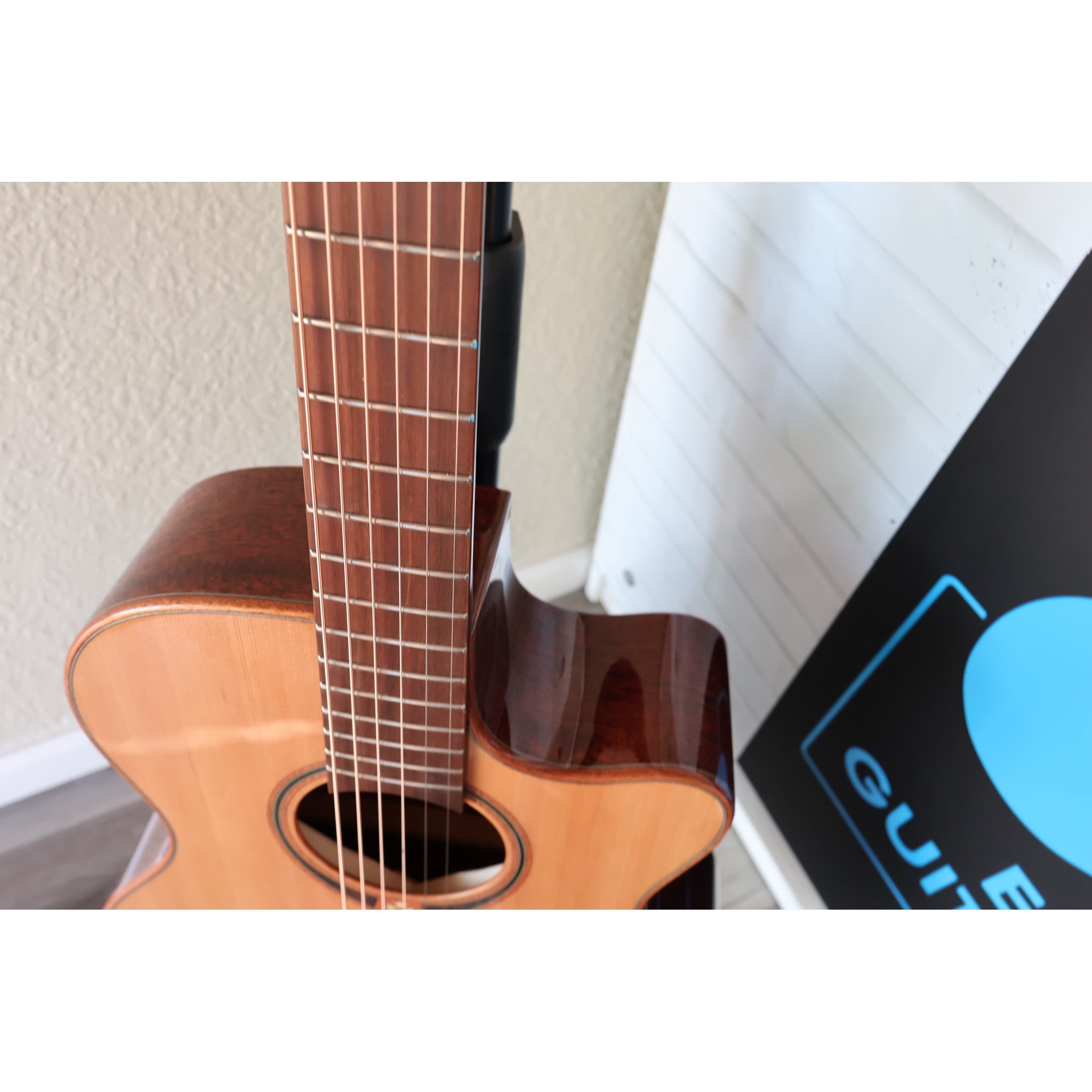 LAG T118ACE Auditorium Cutaway Acoustic-Electric Guitar – Natural