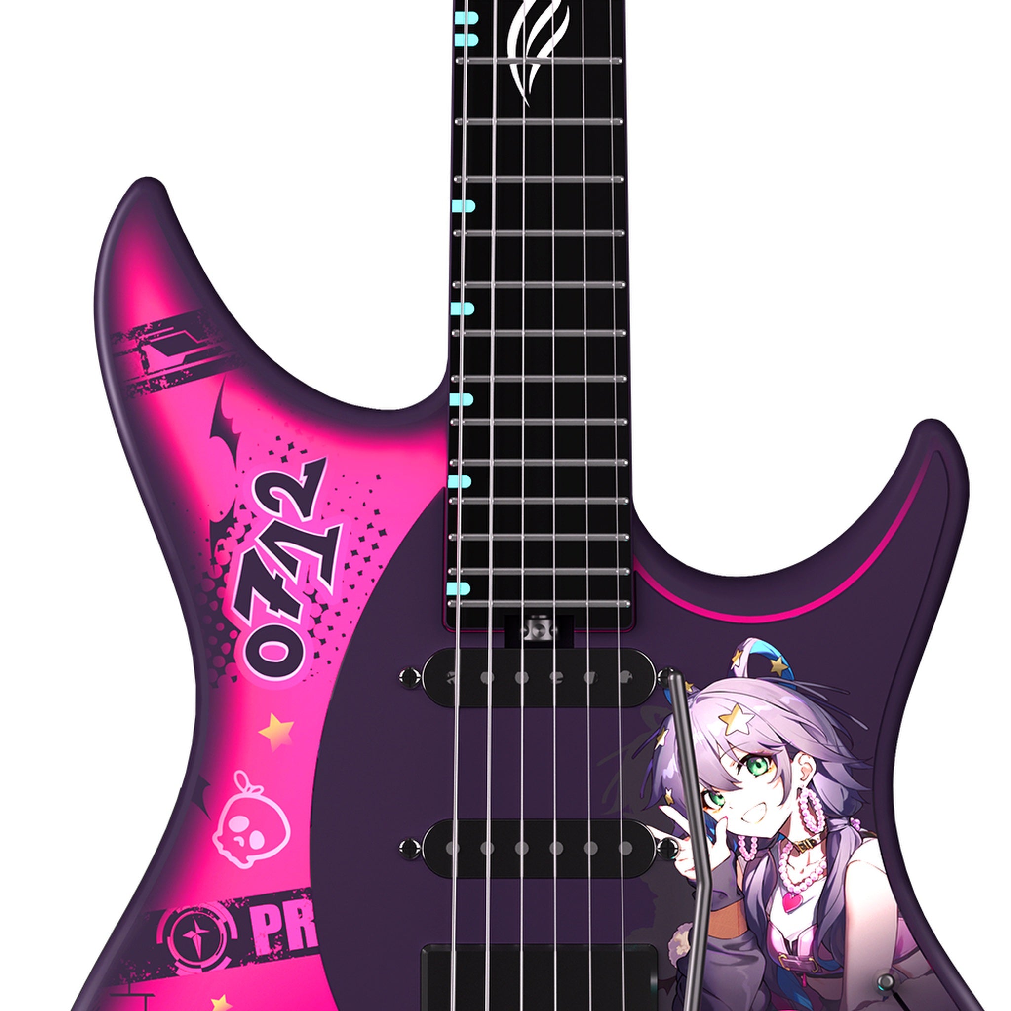 Enya Inspire Liu Tianyi Smart Electric Guitar control detail