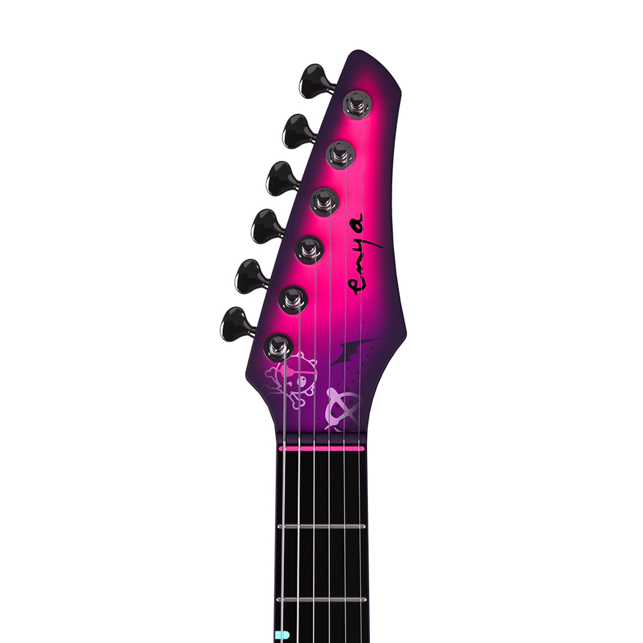Enya Inspire Liu Tianyi Smart Electric Guitar rear detail