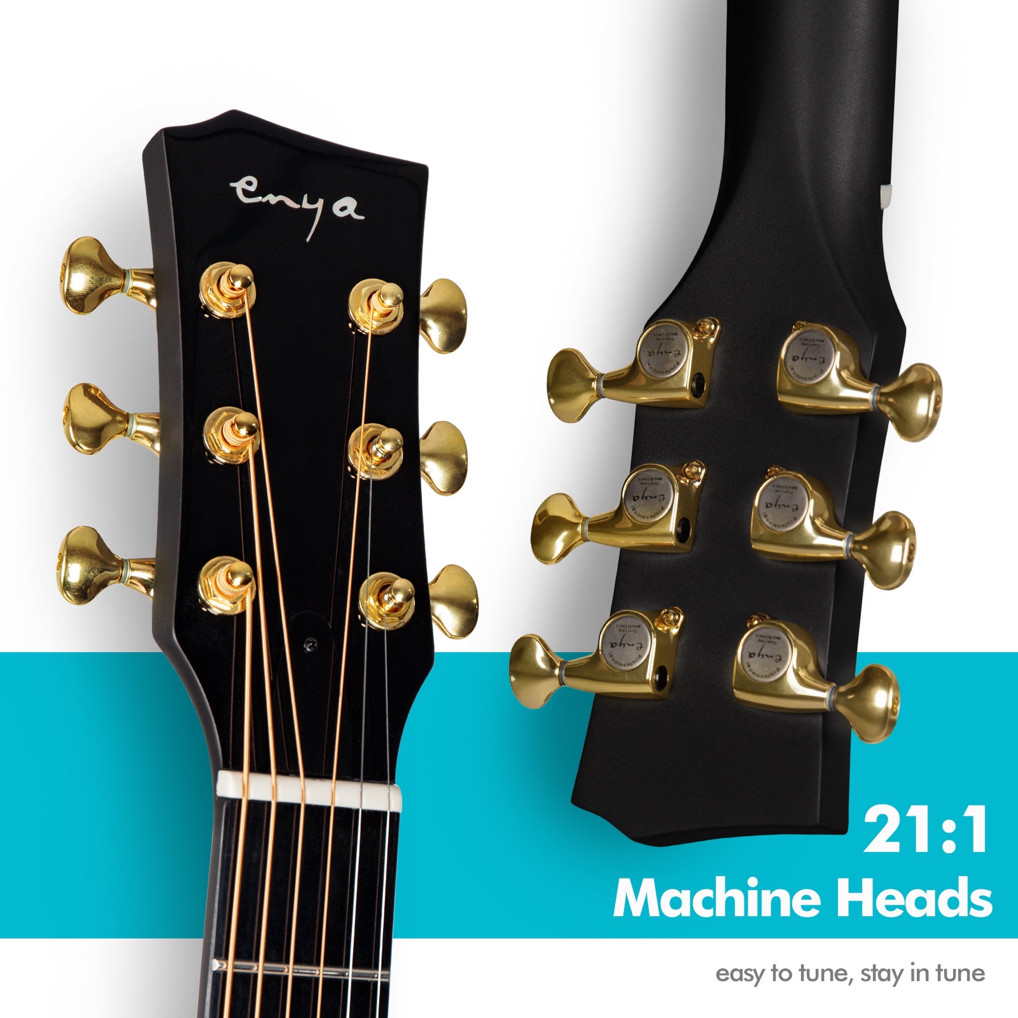 Enya X4 Pro carbon fiber acoustic-electric guitar feature image