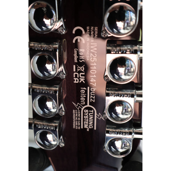 Washburn H12TB Wing Series Hawk 12-String Electric Guitar – Trans Black