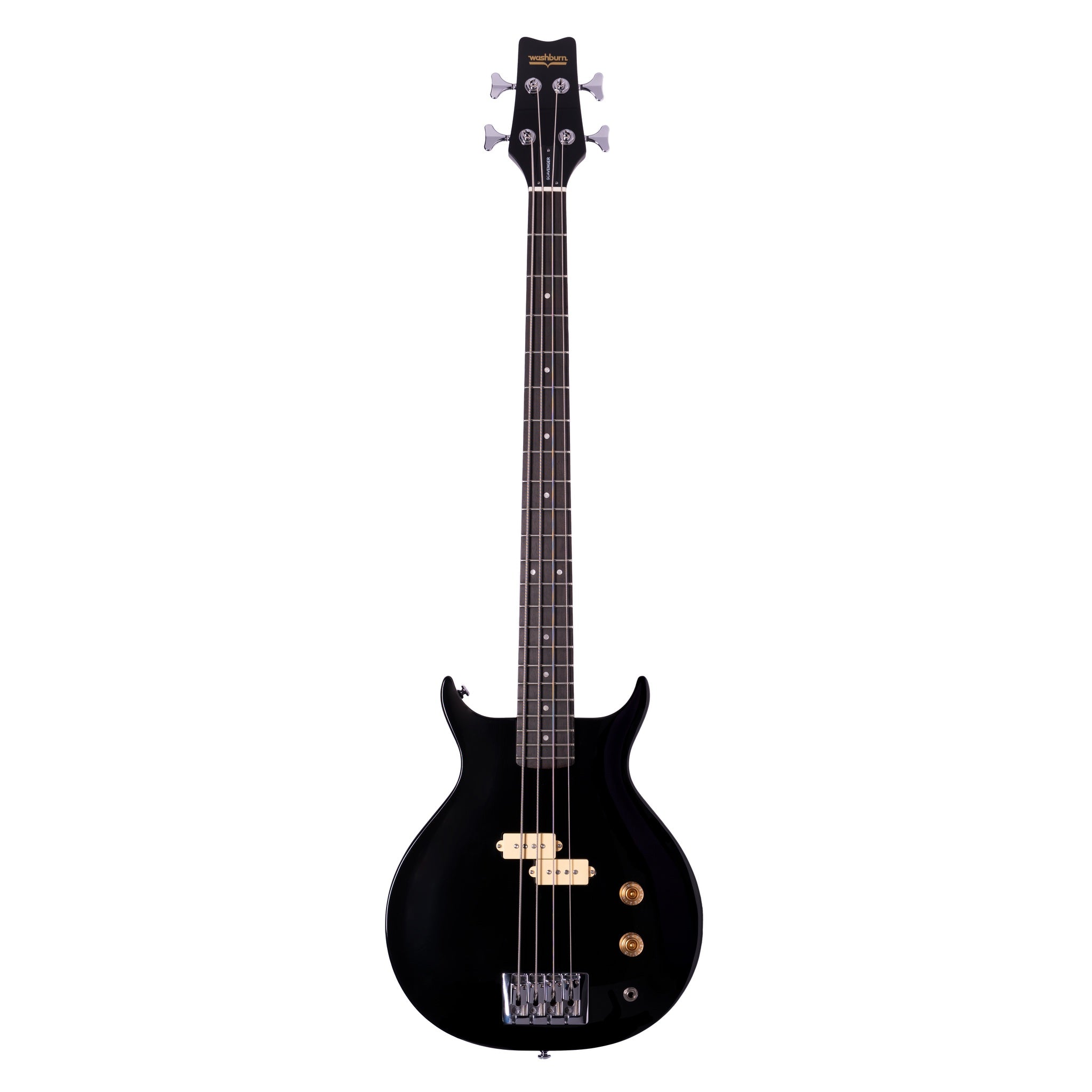 Washburn SB4B Wing Series Scavenger Bass - Black