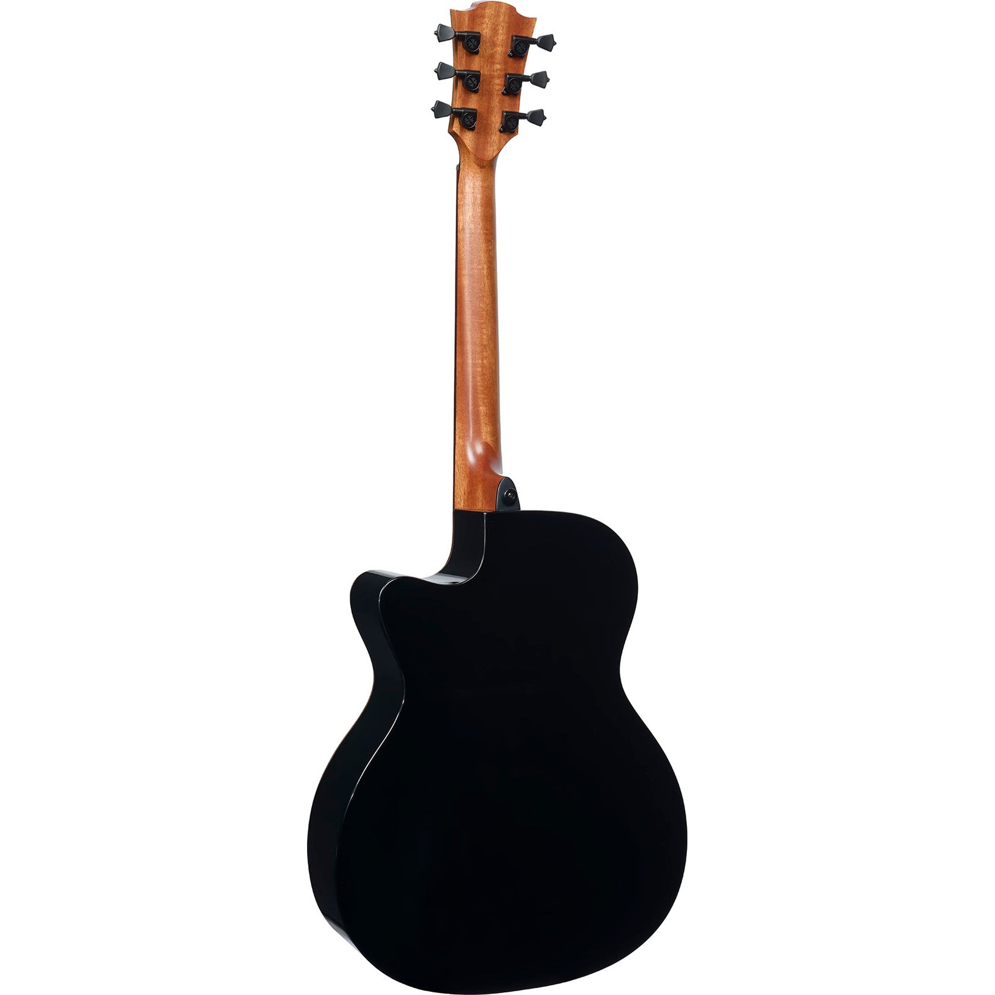 Lâg Tramontane Special T118 Auditorium Bevel Cutaway Acoustic-Electric Guitar – Black